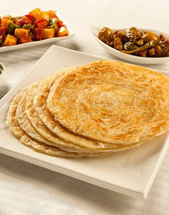 Paratha , Indian flatbread Lachha Paratha