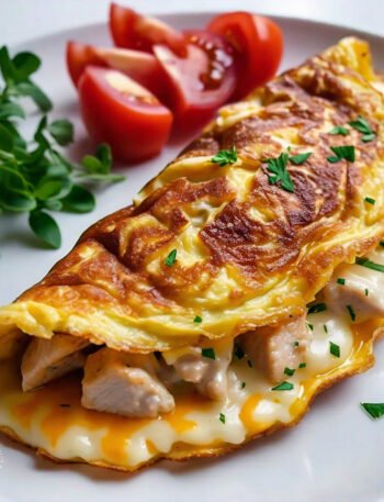 Chicken Omelette/Protein packed breakfast