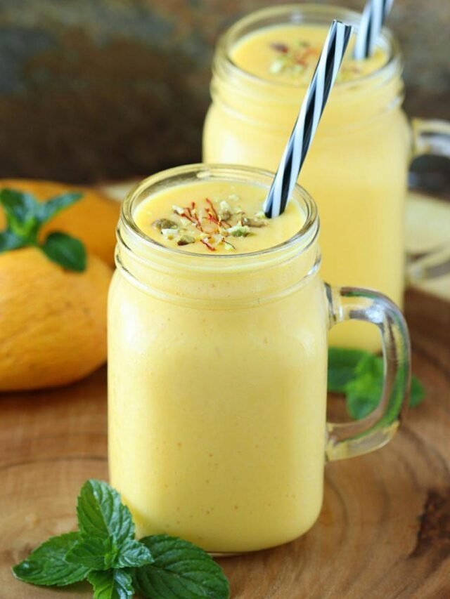 Mango Lassi delicious yogurt drink