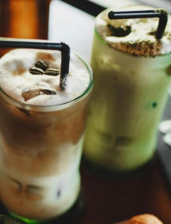 Matcha Coffee (Iced & Hot)