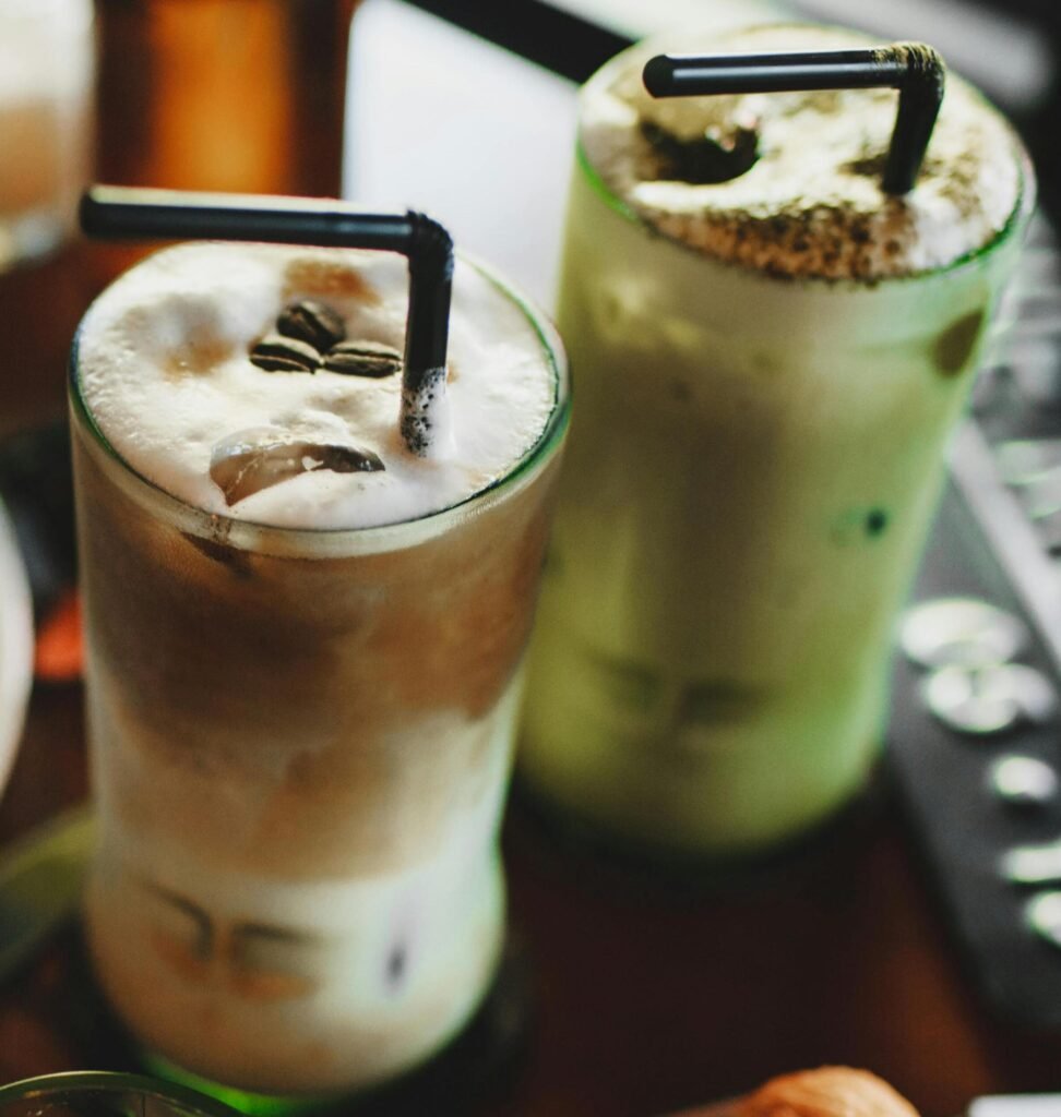 Matcha Coffee (Iced & Hot)