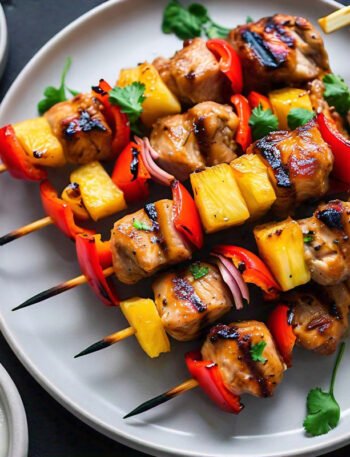 Air Fryer chicken skewers