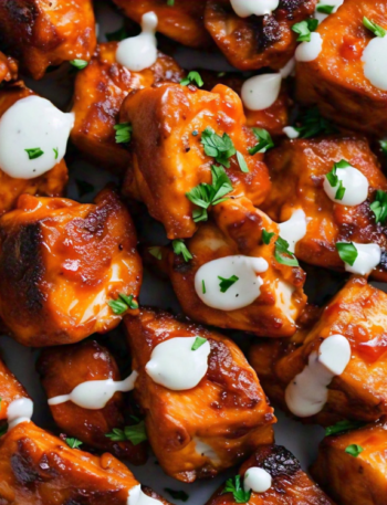 Air-Fryer-Buffalo-Chicken Bites-