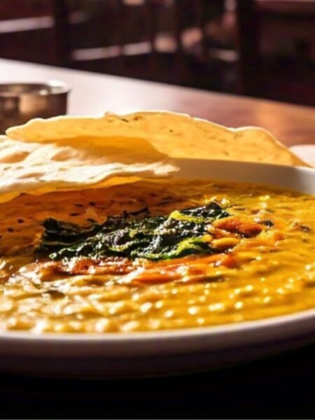 Red Lentil & Spinach recipe (dal Palak)